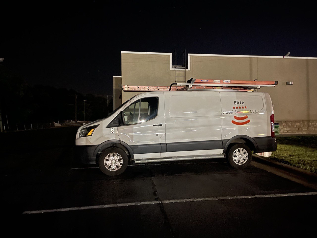 elite hood service van